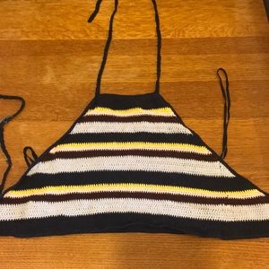 Garage Halter Crop Top